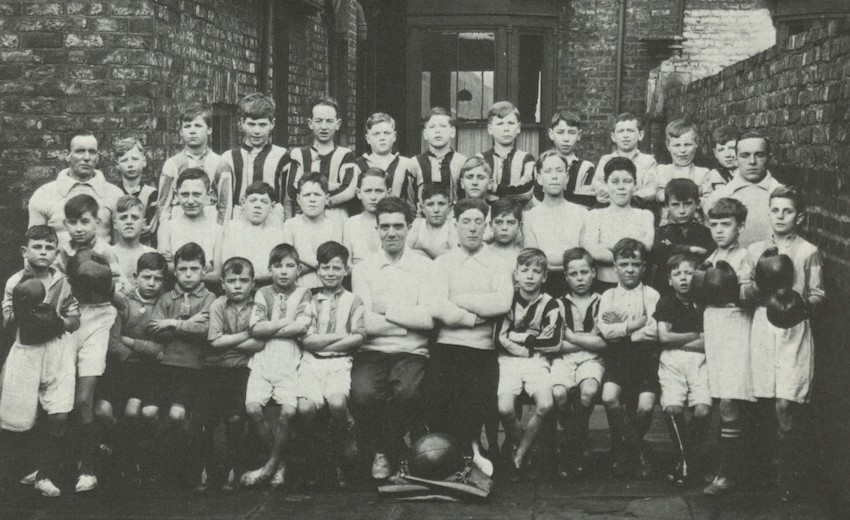 Newport Settlement Sports Group (undated) from The History of the Newport Settlement (Middlesbrough Libraries)