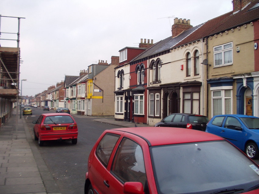 Exterior view along Prince's Road in 2007 looking towards Gresham Road, with Walpole Street on the right. Dorman Museum